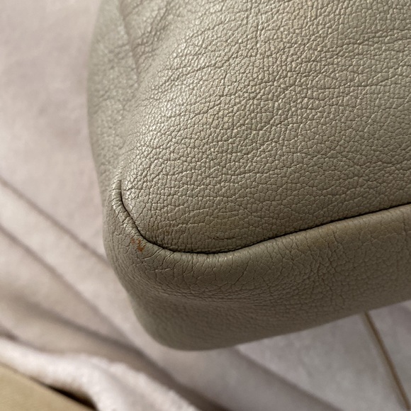 Balenciaga Gray Satchel with Gold Accents - Picture 12 of 15